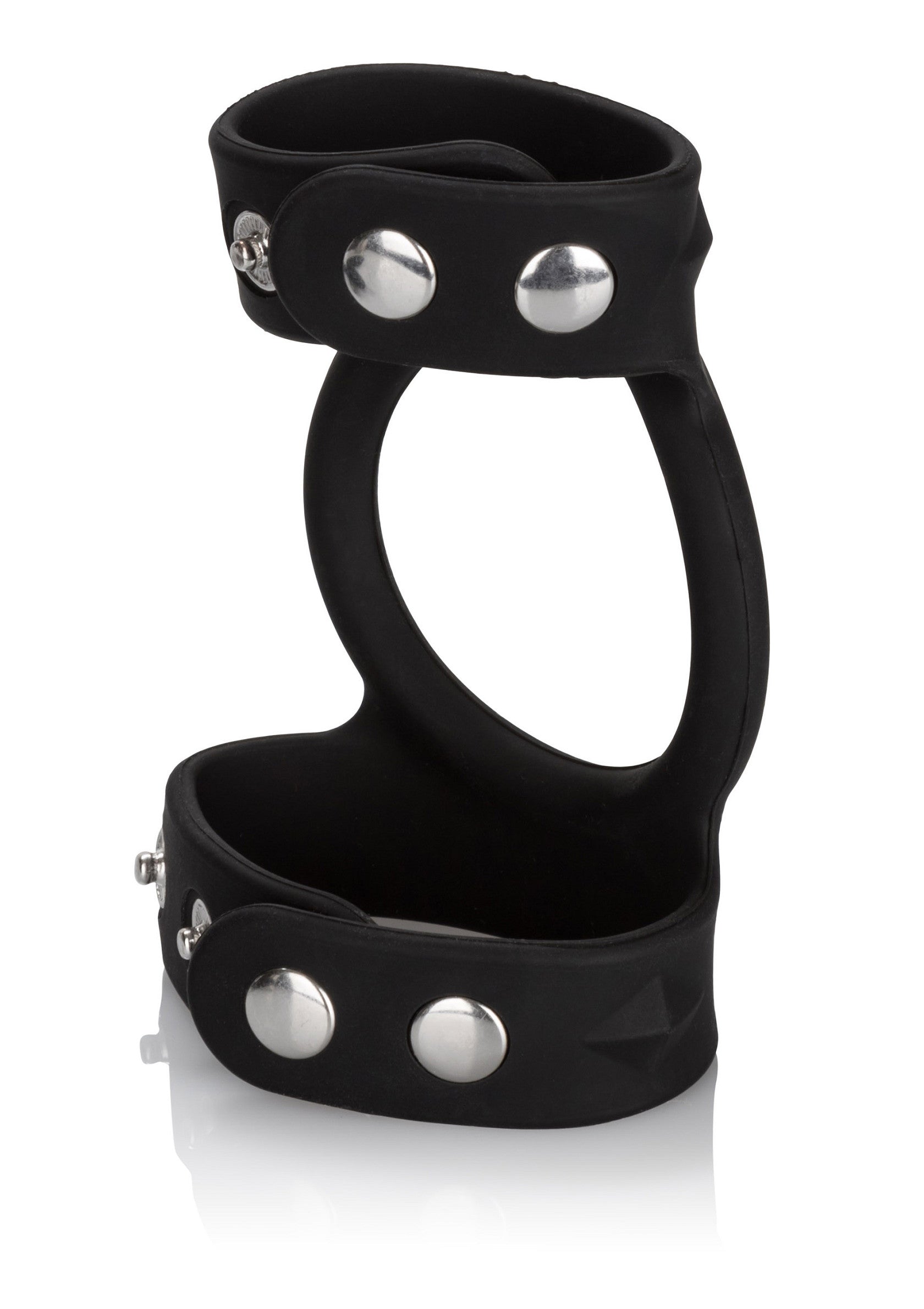 Performance masculine CalExotics Silicone Tri-Snap C & B Cage