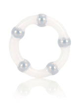 Performance masculine CalExotics Metallic Bead Ring