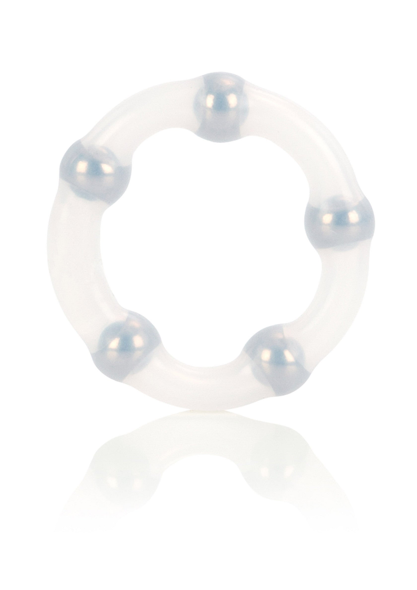 Performance masculine CalExotics Metallic Bead Ring