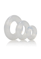 Performance masculine CalExotics Premium Silicone Ring Set