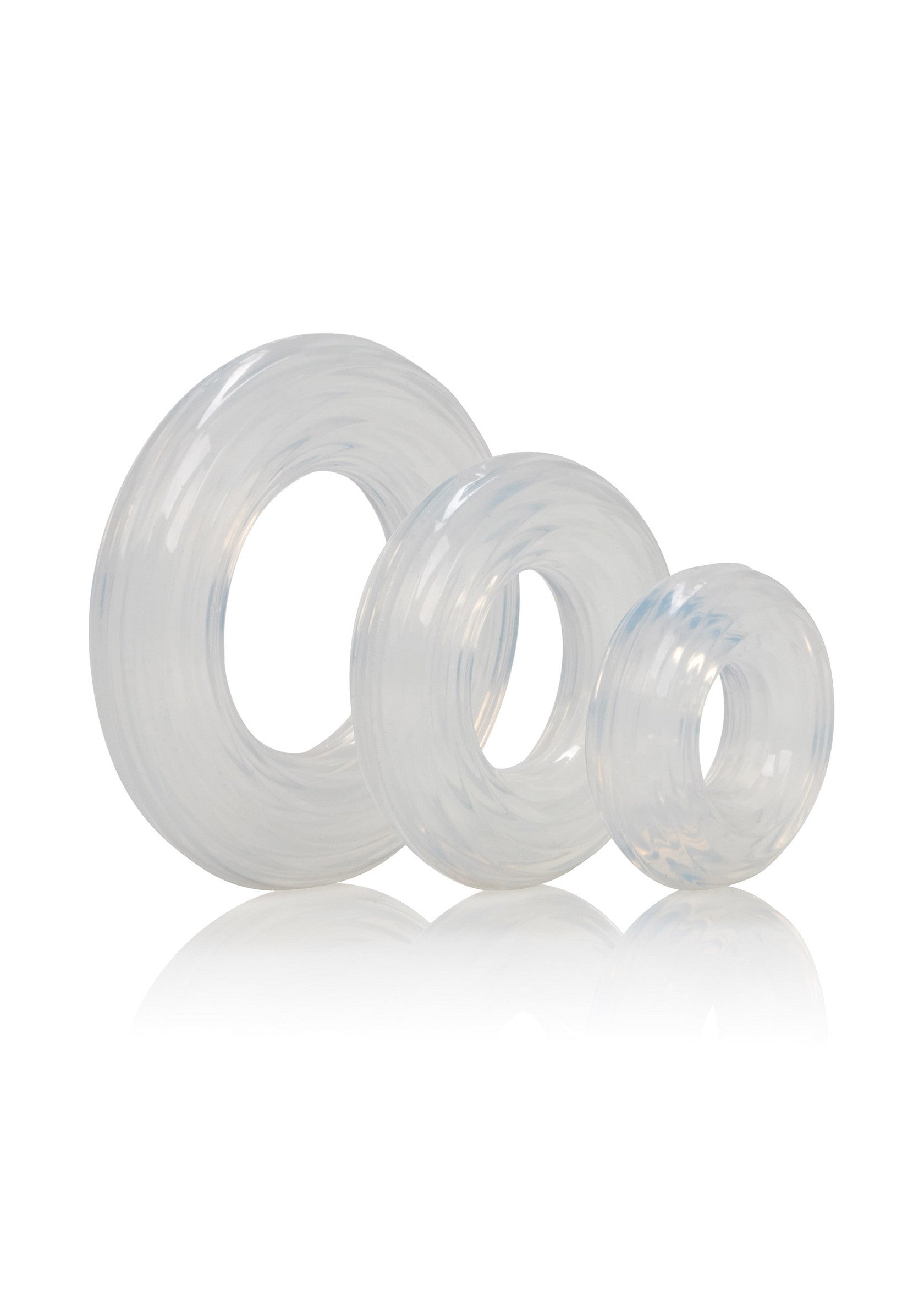 Performance masculine CalExotics Premium Silicone Ring Set