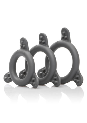 Performance masculine CalExotics Pro Series Silicone Ring Set