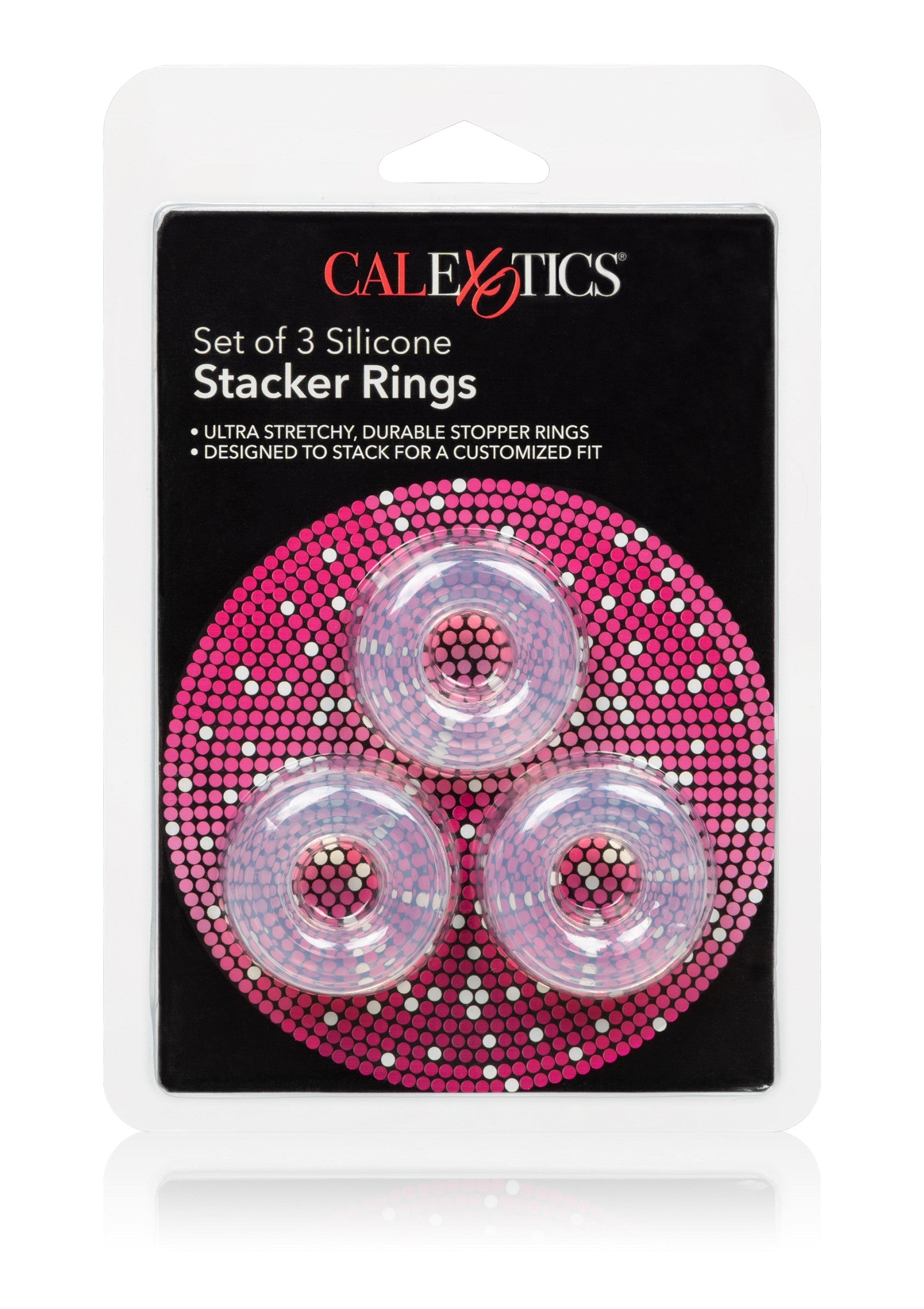 Performance masculine CalExotics 3 Stacker Rings