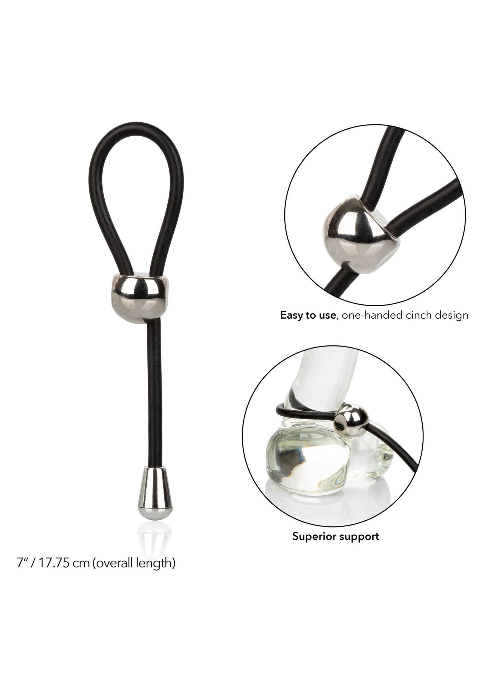 Performance masculine CalExotics E-Z Cinch Silicone Lasso