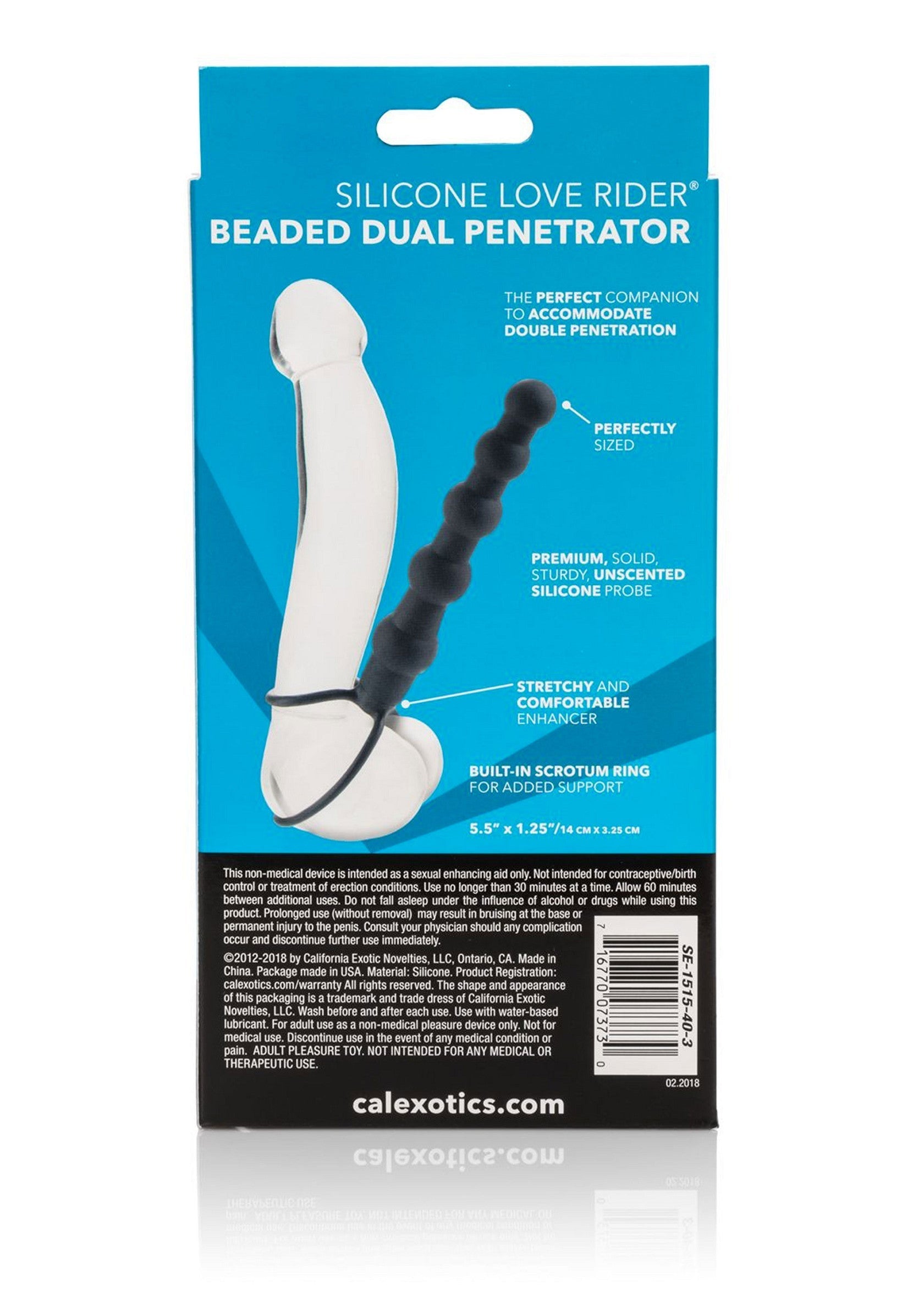 Jouet anal CalExotics Beaded Dual Penetrator
