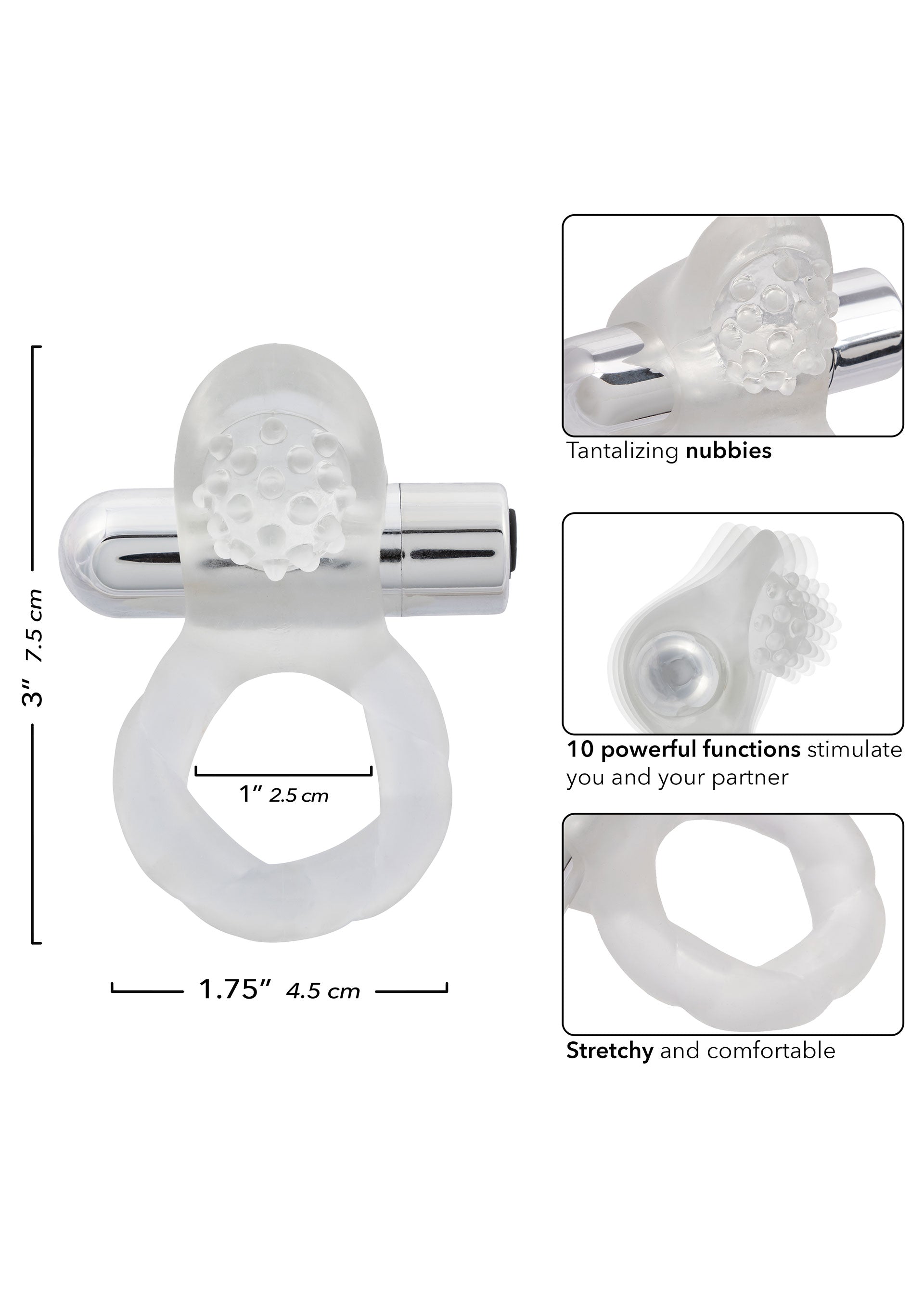 Performance masculine CalExotics Nubby Lovers Delight
