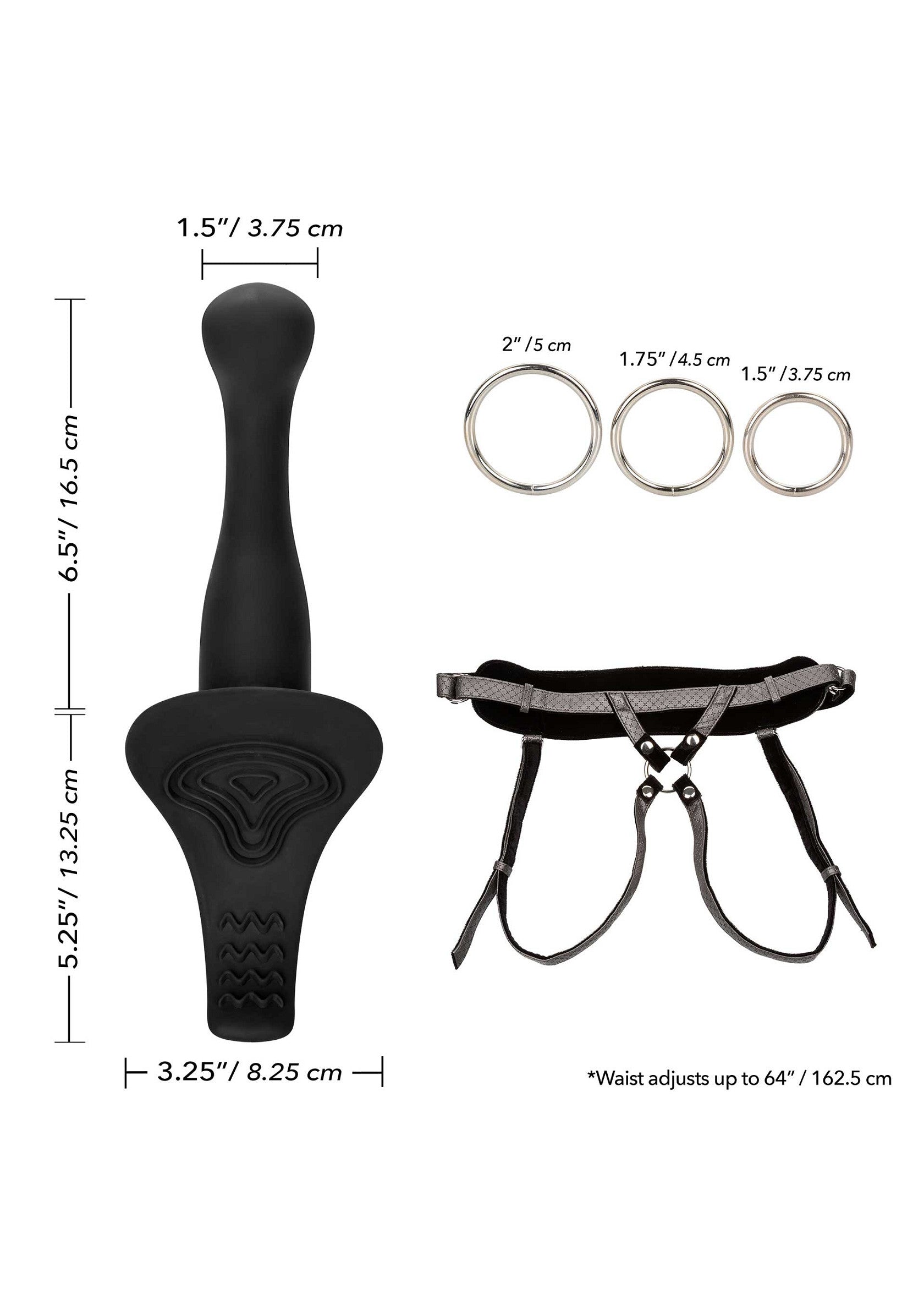 Gode-ceinture CalExotics The Royal Vibrating Set