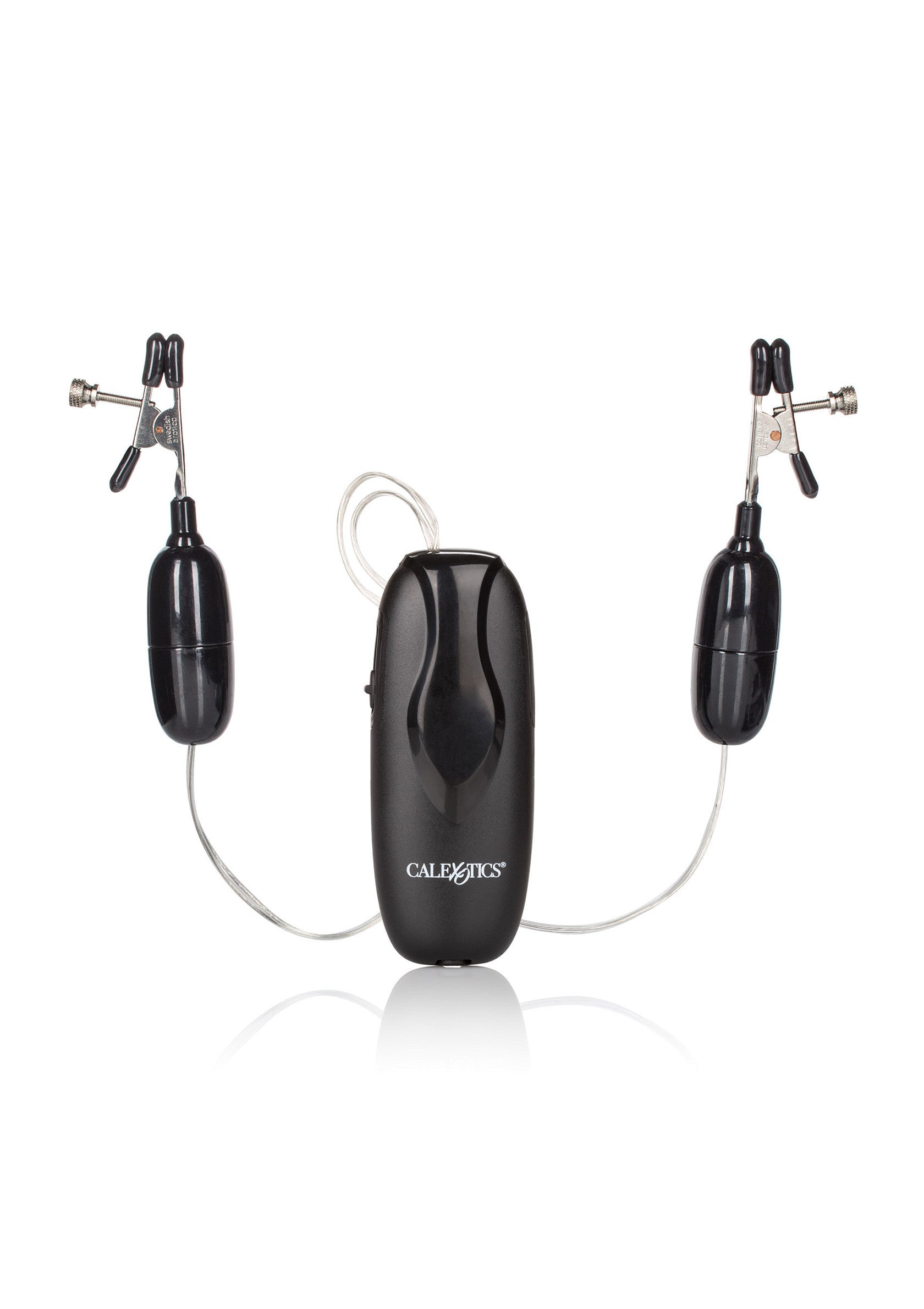 Accessoire BDSM CalExotics Vibrating Nipple Clamps