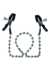 Accessoire BDSM CalExotics Silver Beaded Nipple Clamps