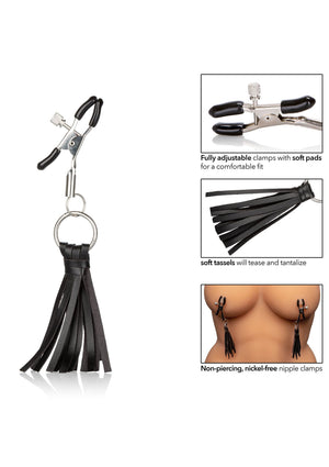 Accessoire BDSM CalExotics Playful Tassels Nipple Clamps