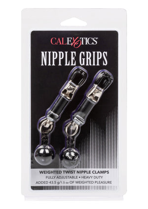 Accessoire BDSM CalExotics Weighted Twist Nipple Clamps