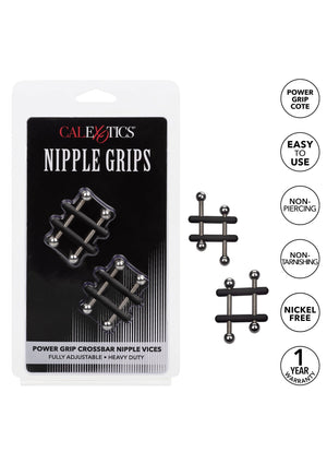 Accessoire BDSM CalExotics Crossbar Nipple Vices