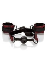 Accessoire BDSM CalExotics Breathable Ball Gag With Cuffs