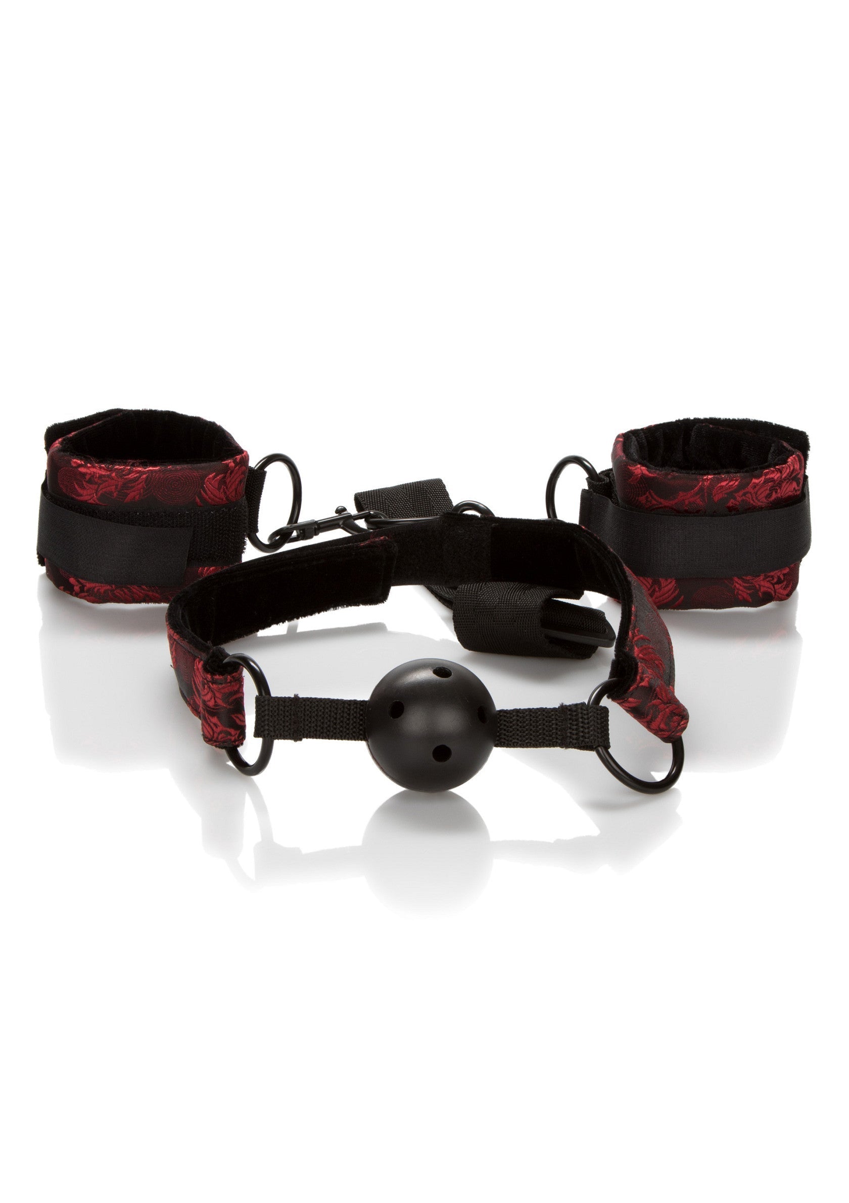 Accessoire BDSM CalExotics Breathable Ball Gag With Cuffs