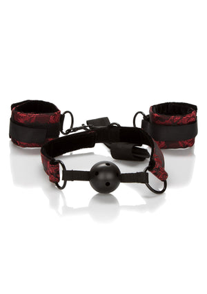 Accessoire BDSM CalExotics Breathable Ball Gag With Cuffs