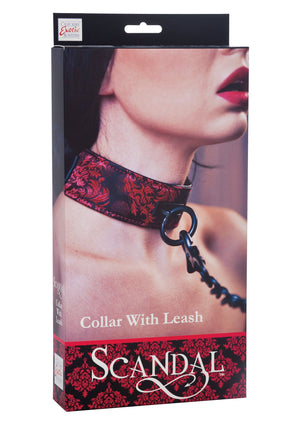 Accessoire BDSM CalExotics Scandal Collar with Leash