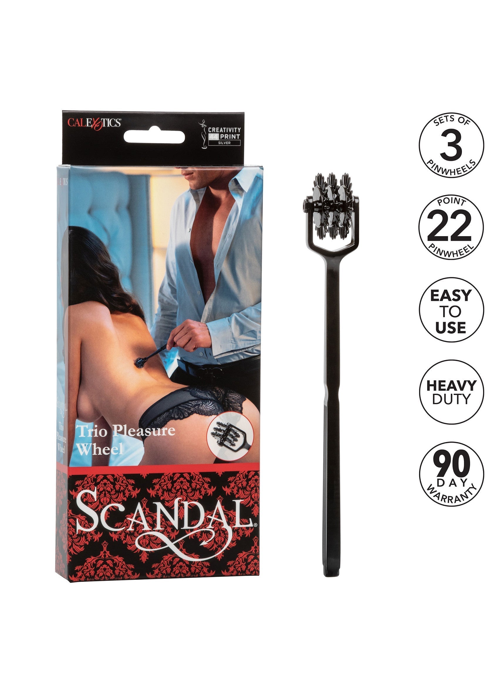 Accessoire BDSM CalExotics Scandal Trio Pleasure Wheel