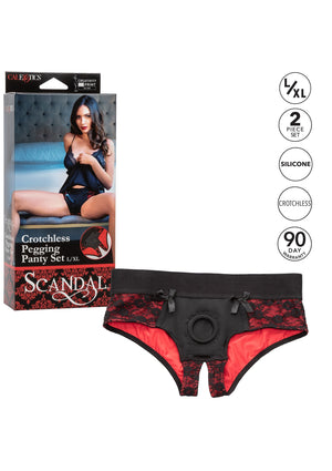 Gode-ceinture CalExotics Scandal Crotchless Set L/XL