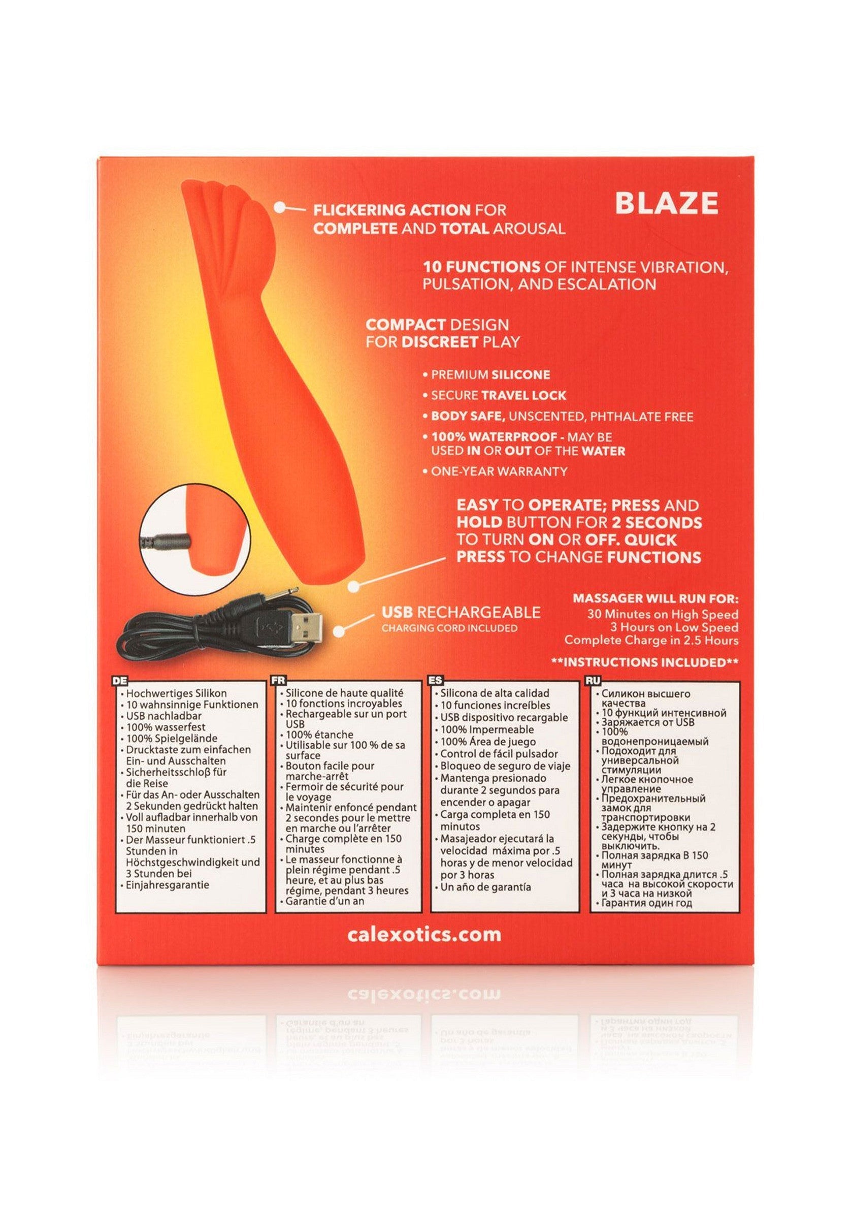 Stimulateur CalExotics Red Hot Blaze