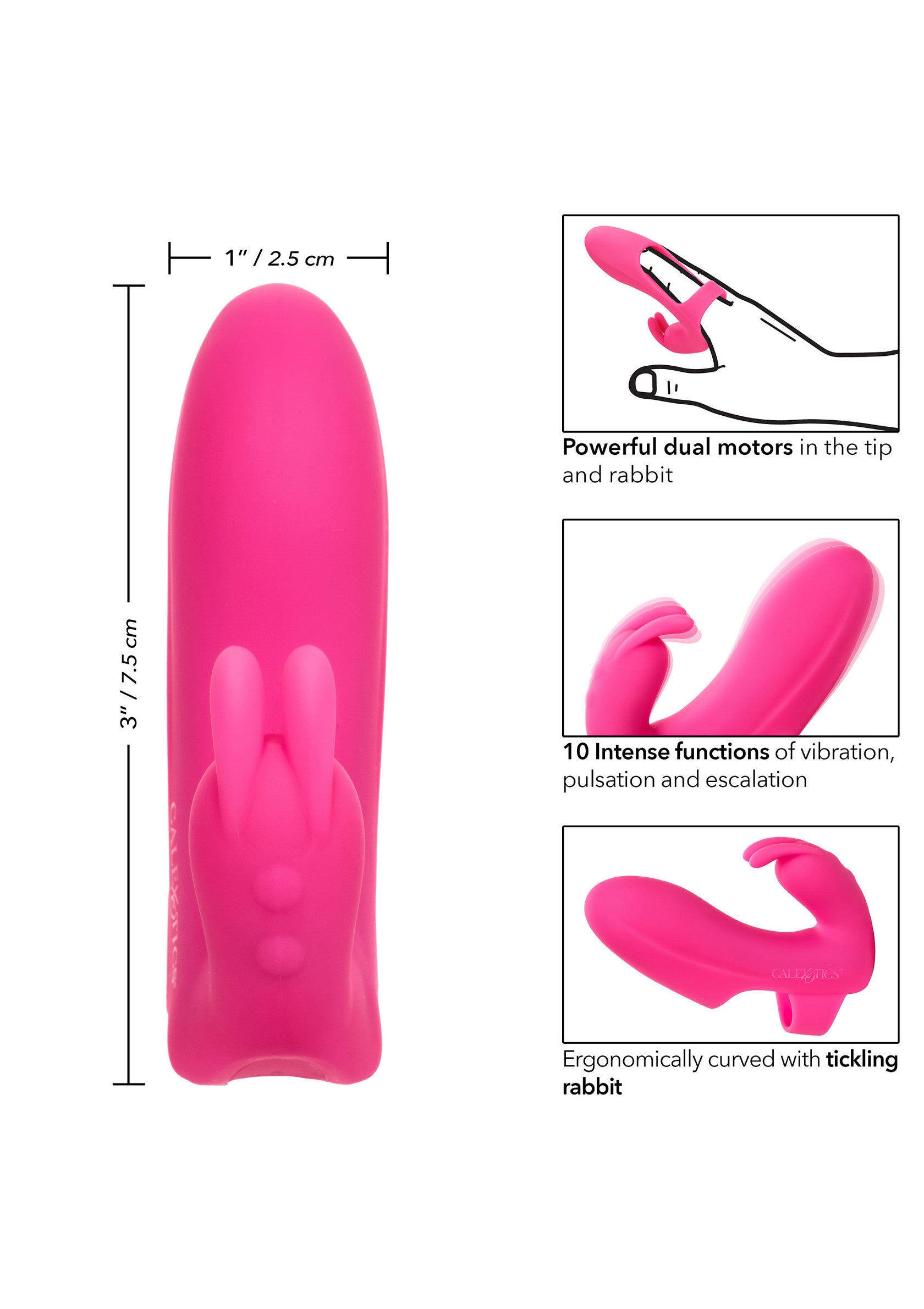 Stimulateur CalExotics Silicone Marvelous Pleaser