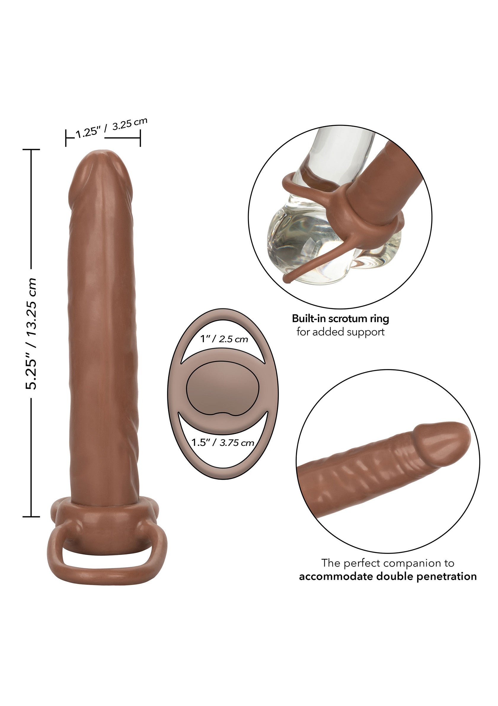 Gode-ceinture CalExotics Accommodator dual Penetrator