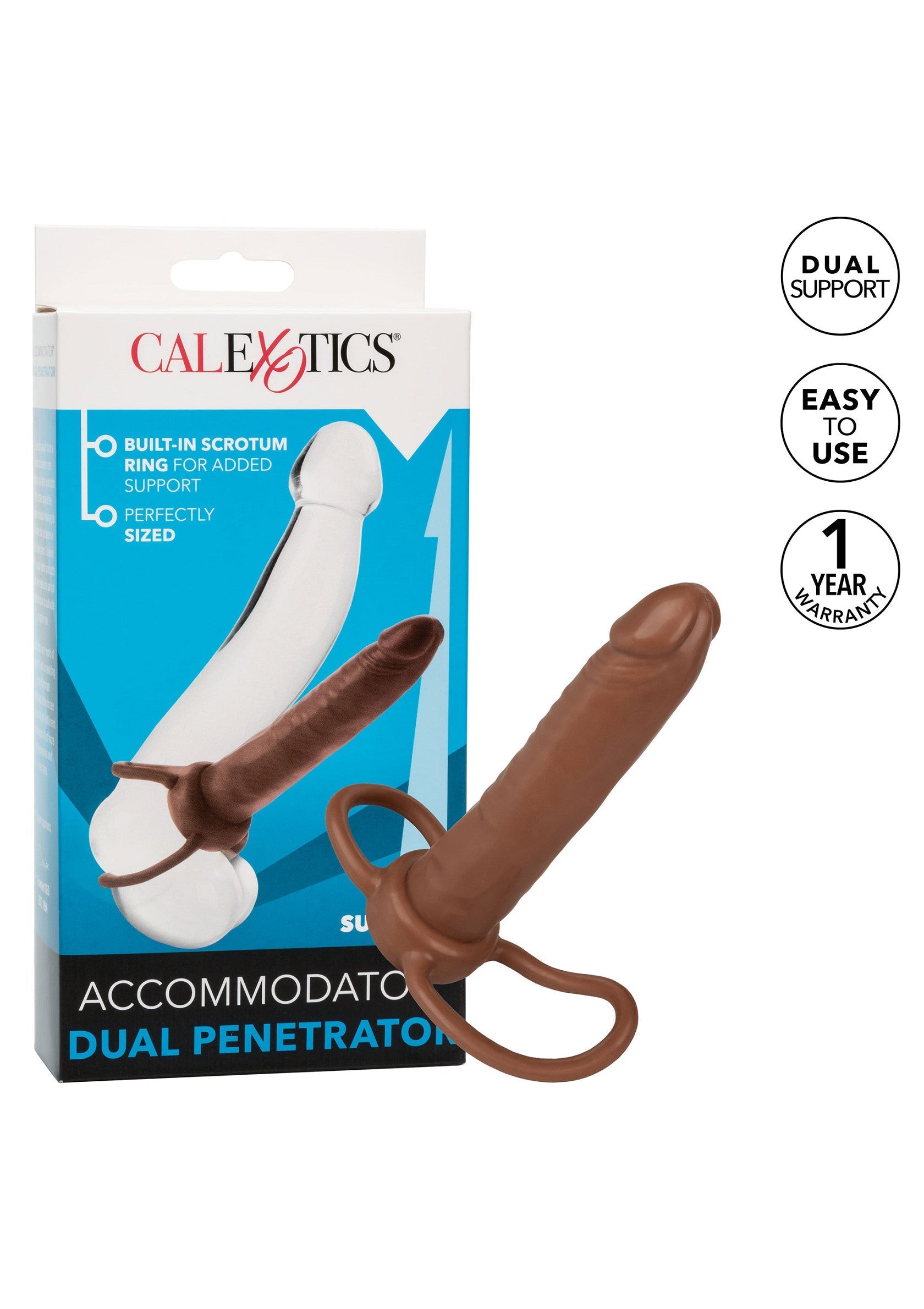 Gode-ceinture CalExotics Accommodator dual Penetrator
