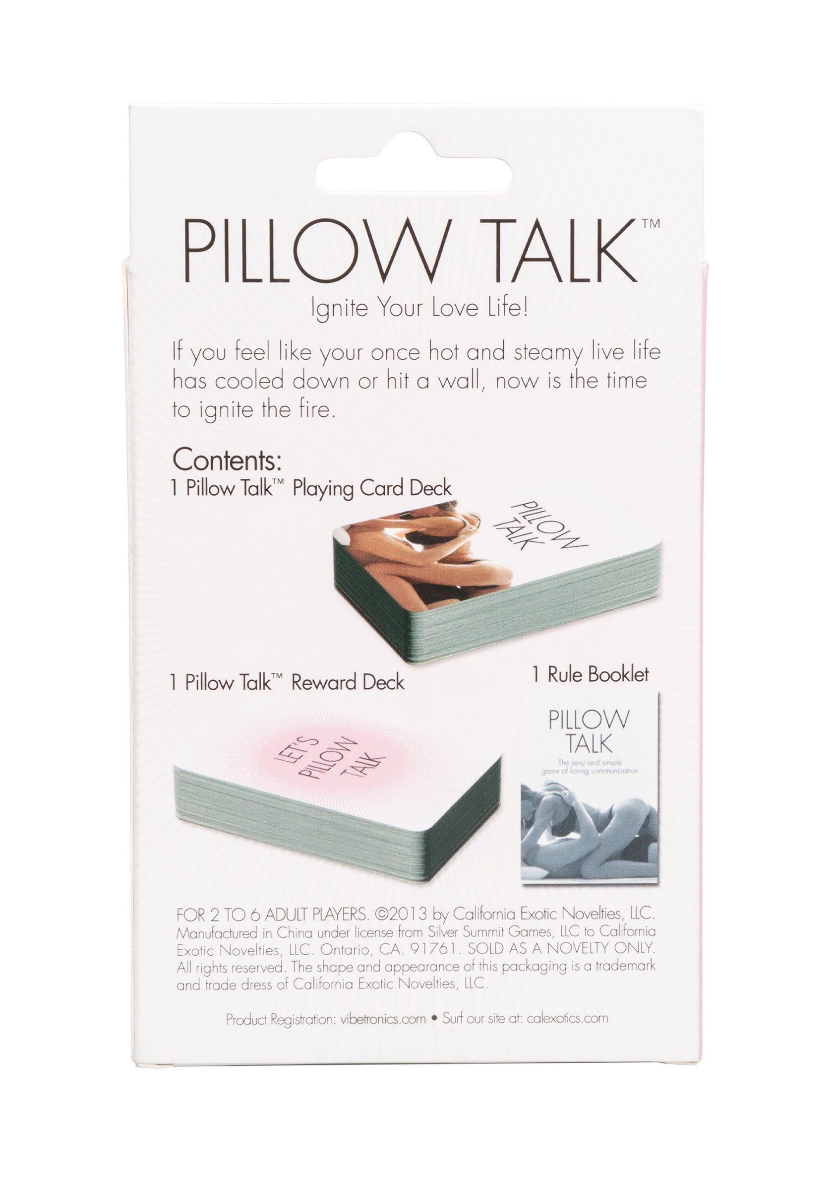 Jeu coquin CalExotics Pillow Talk