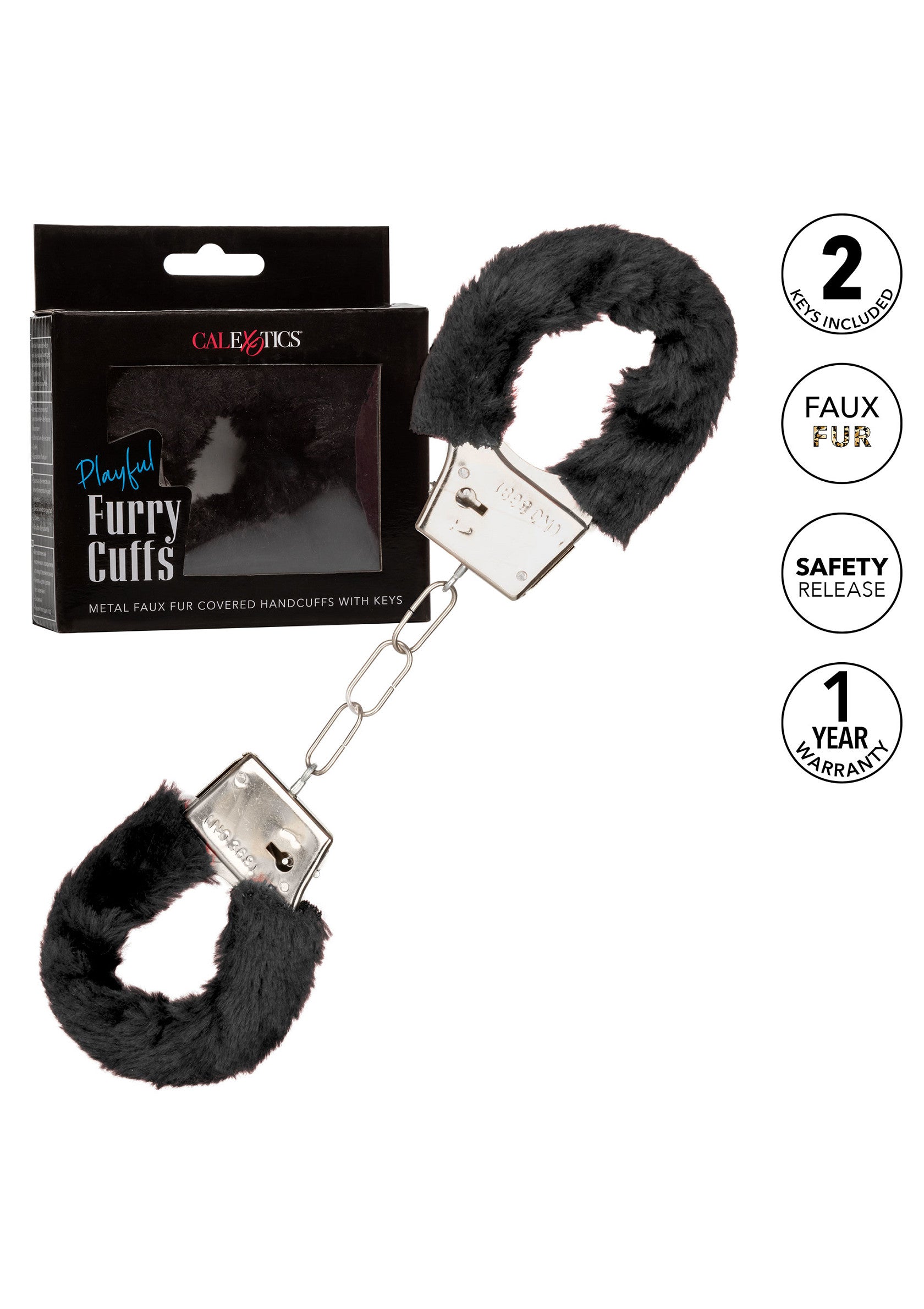 Accessoire BDSM CalExotics Playful Furry Cuffs