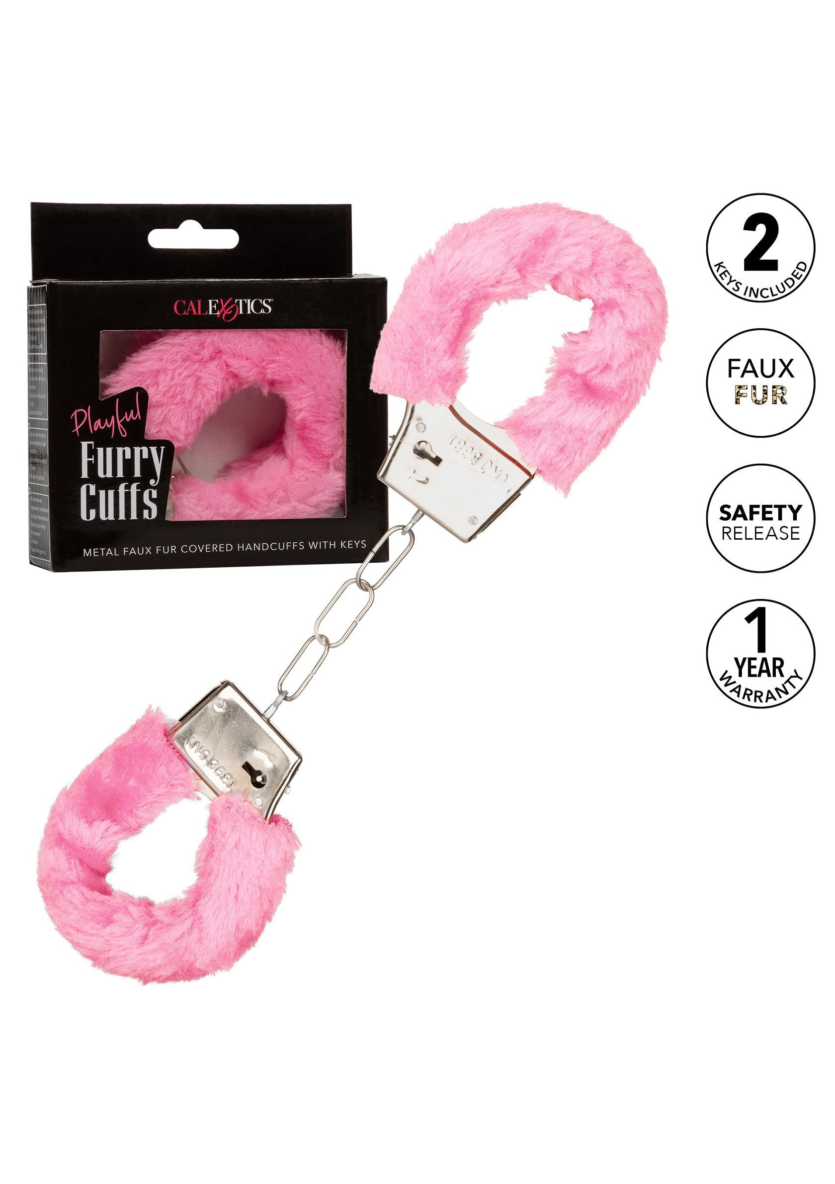 Accessoire BDSM CalExotics Playful Furry Cuffs