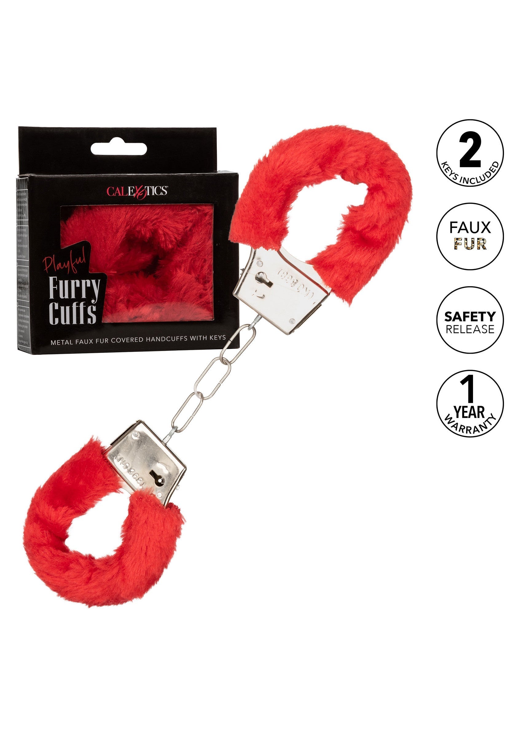 Accessoire BDSM CalExotics Playful Furry Cuffs