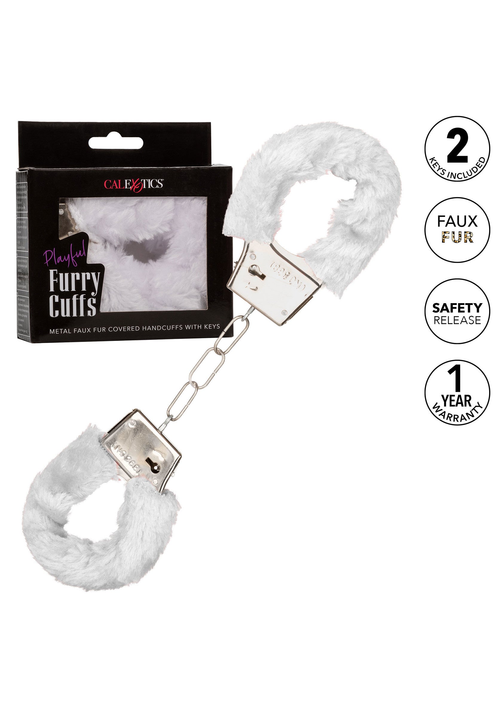 Accessoire BDSM CalExotics Playful Furry Cuffs