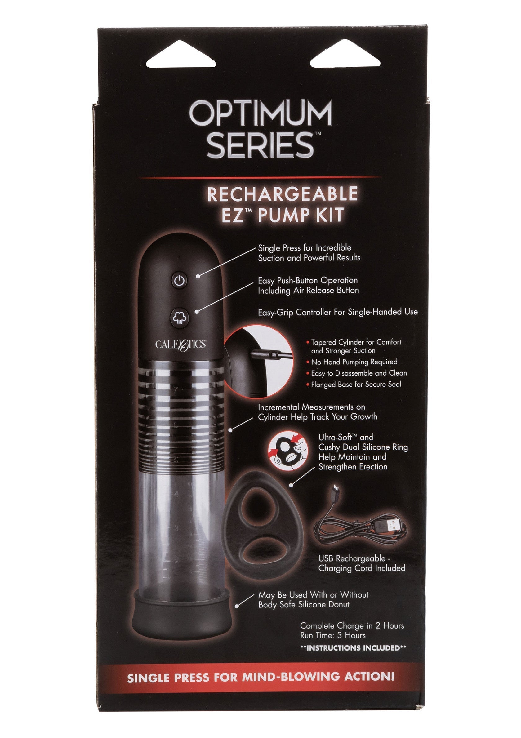 Performance masculine CalExotics Rechargeable Ez Pump Kit