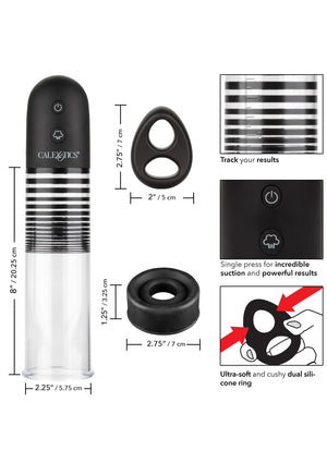 Performance masculine CalExotics Rechargeable Ez Pump Kit