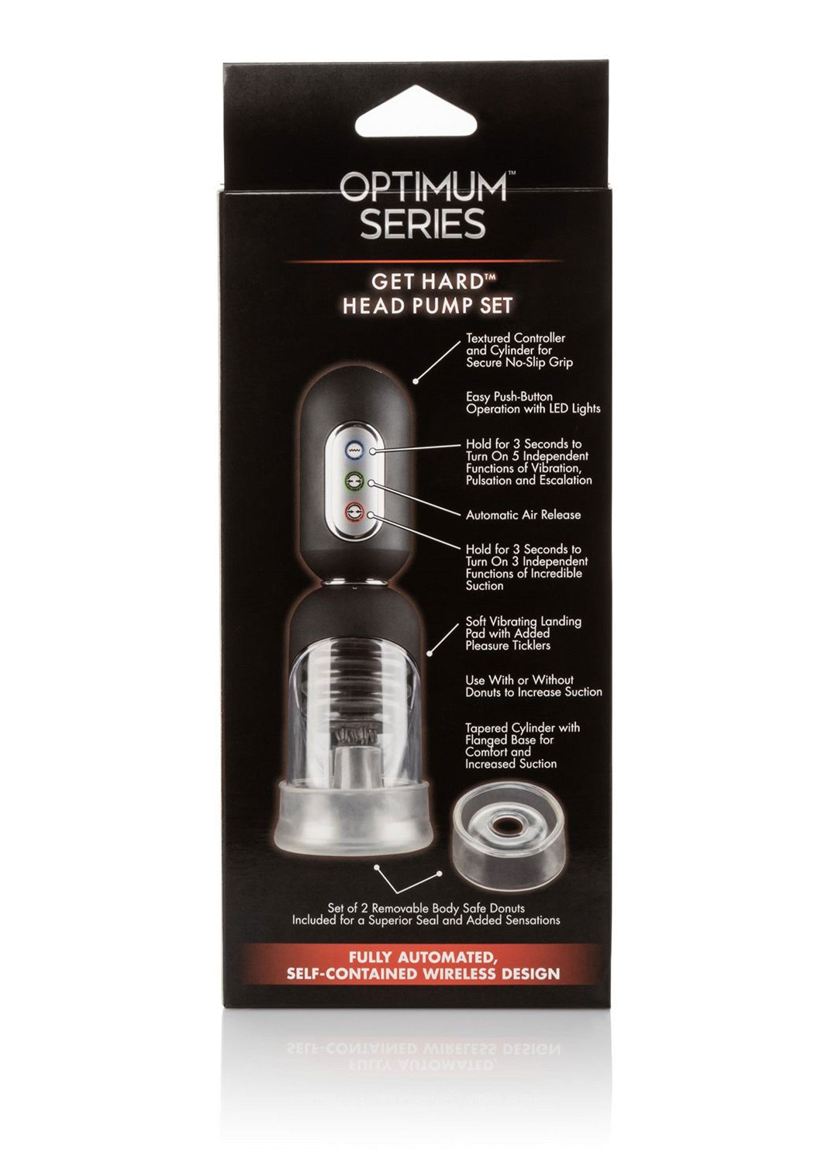 Performance masculine CalExotics Get Hard Head Pump Set