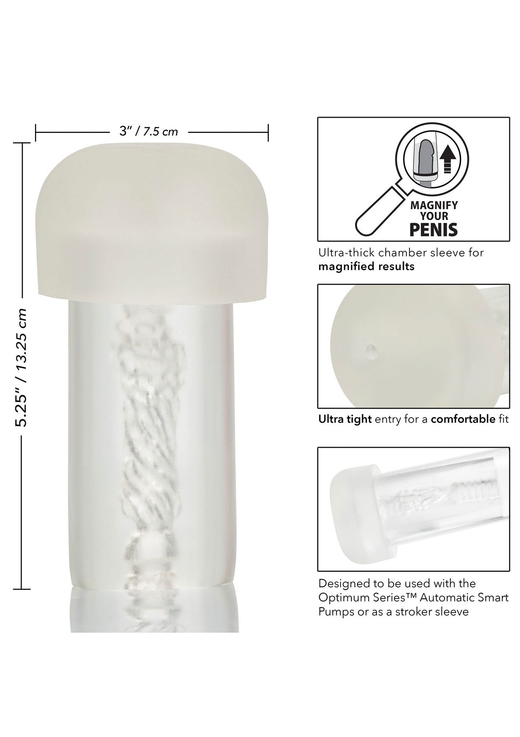 Performance masculine CalExotics Automatic Smart Pump Sleeve
