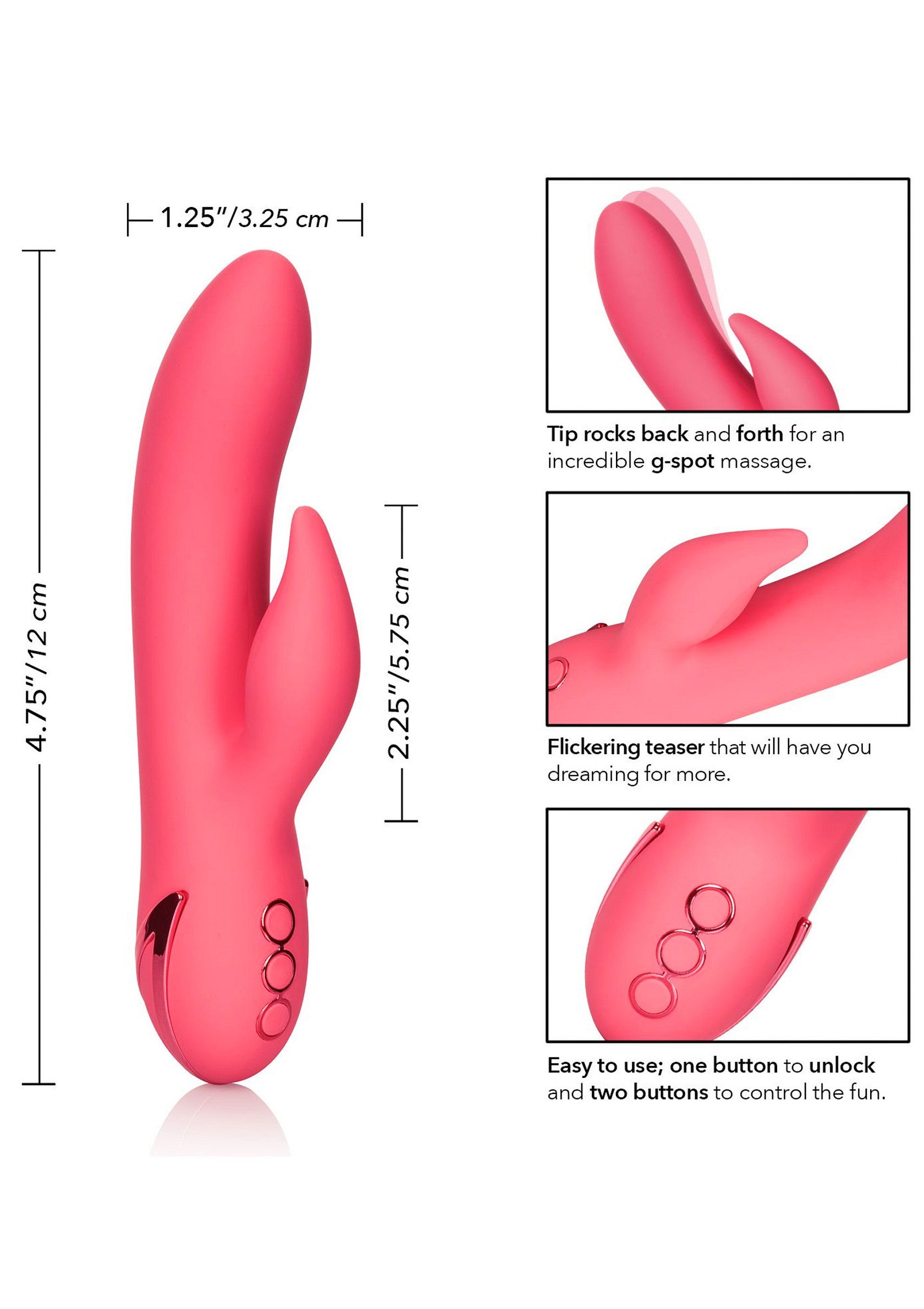 Vibromasseur CalExotics San Francisco Sweetheart