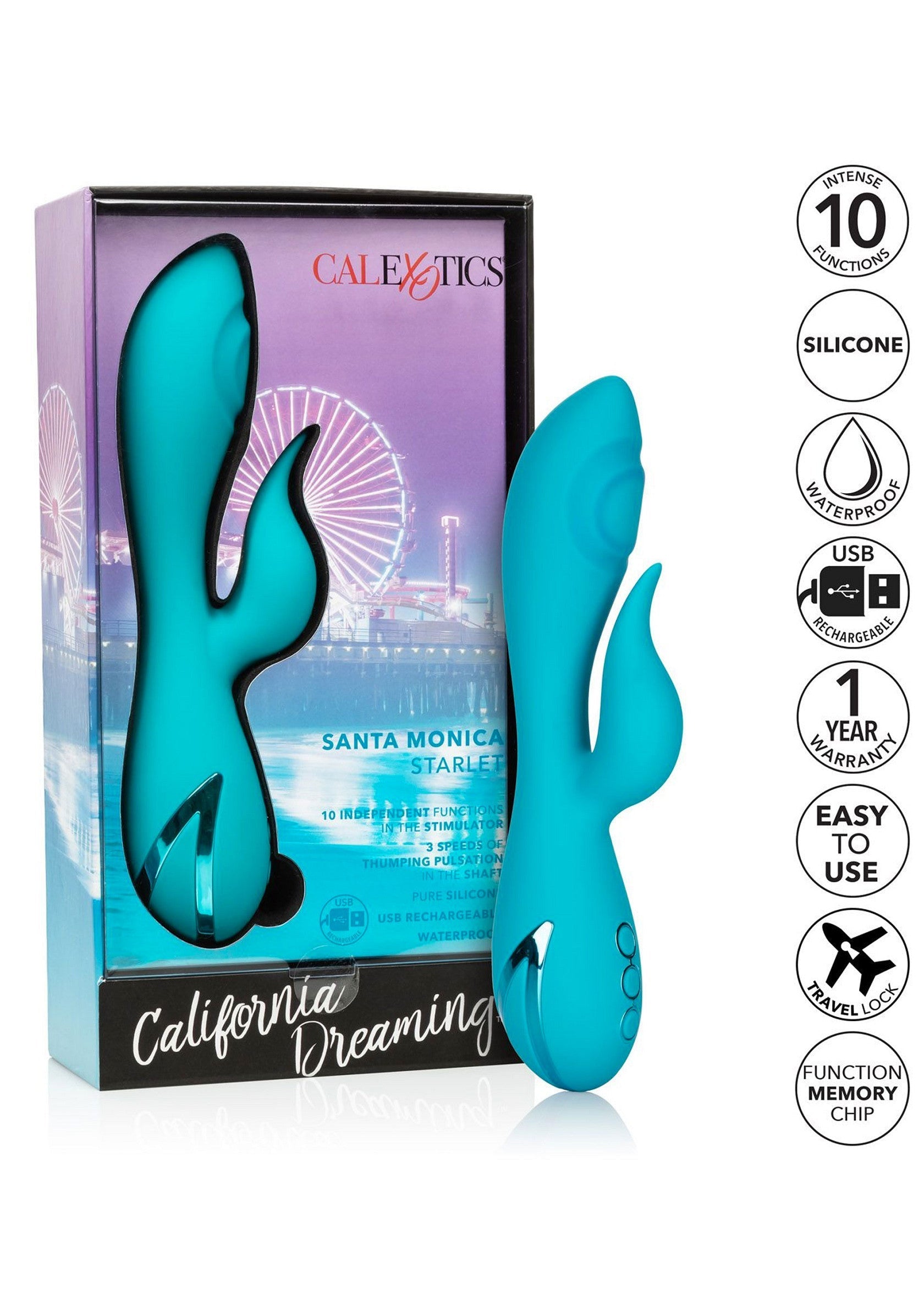 Vibromasseur CalExotics Santa Monica Starlet