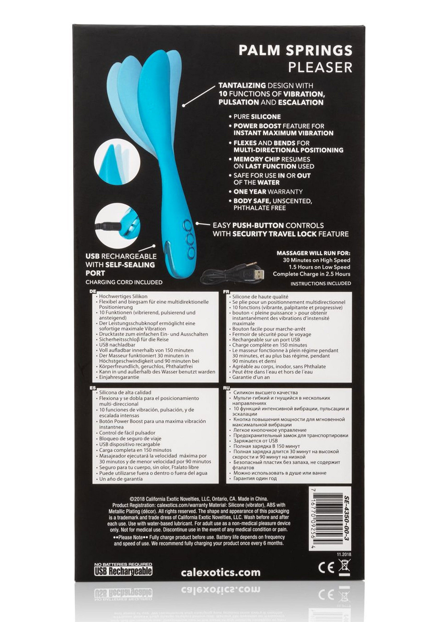 Vibromasseur CalExotics Palm Springs Pleaser