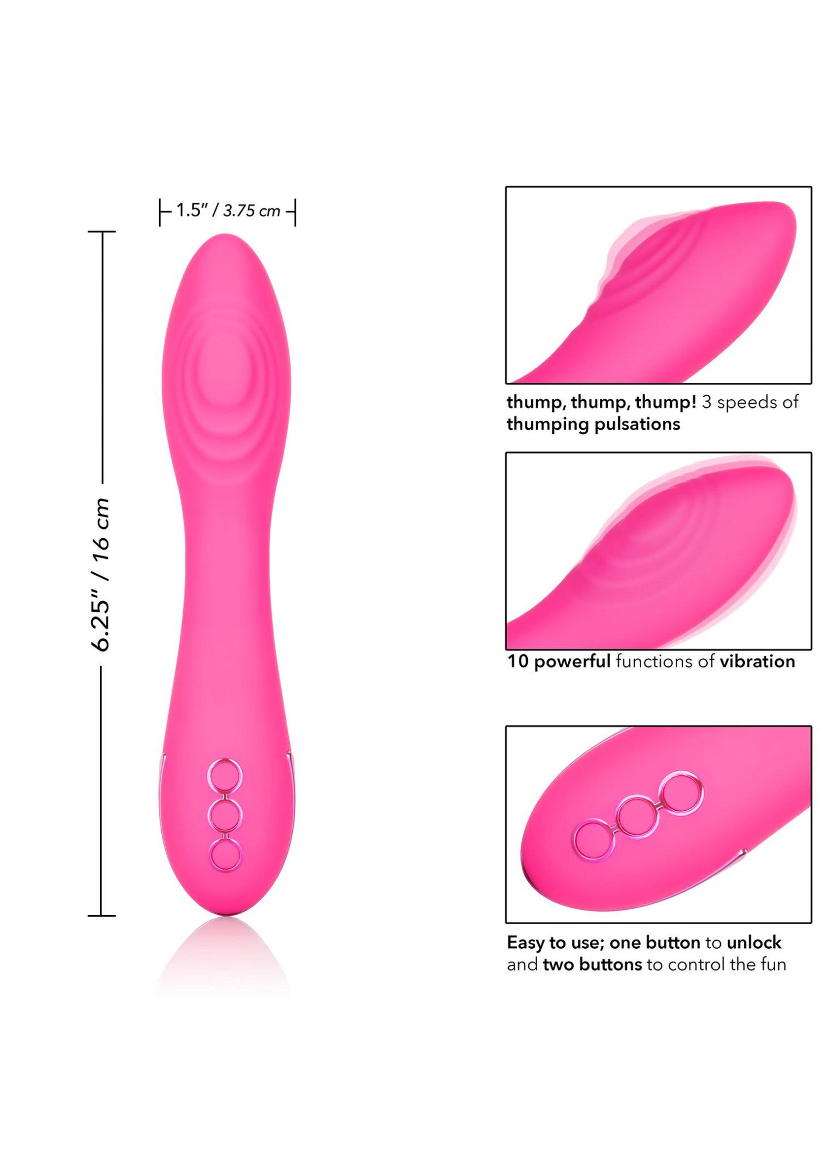 Vibromasseur CalExotics Surf City Centerfold