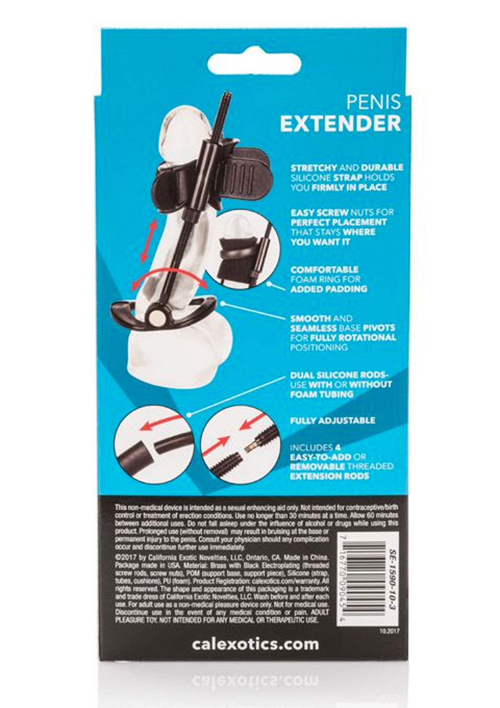Performance masculine CalExotics Penis Extender