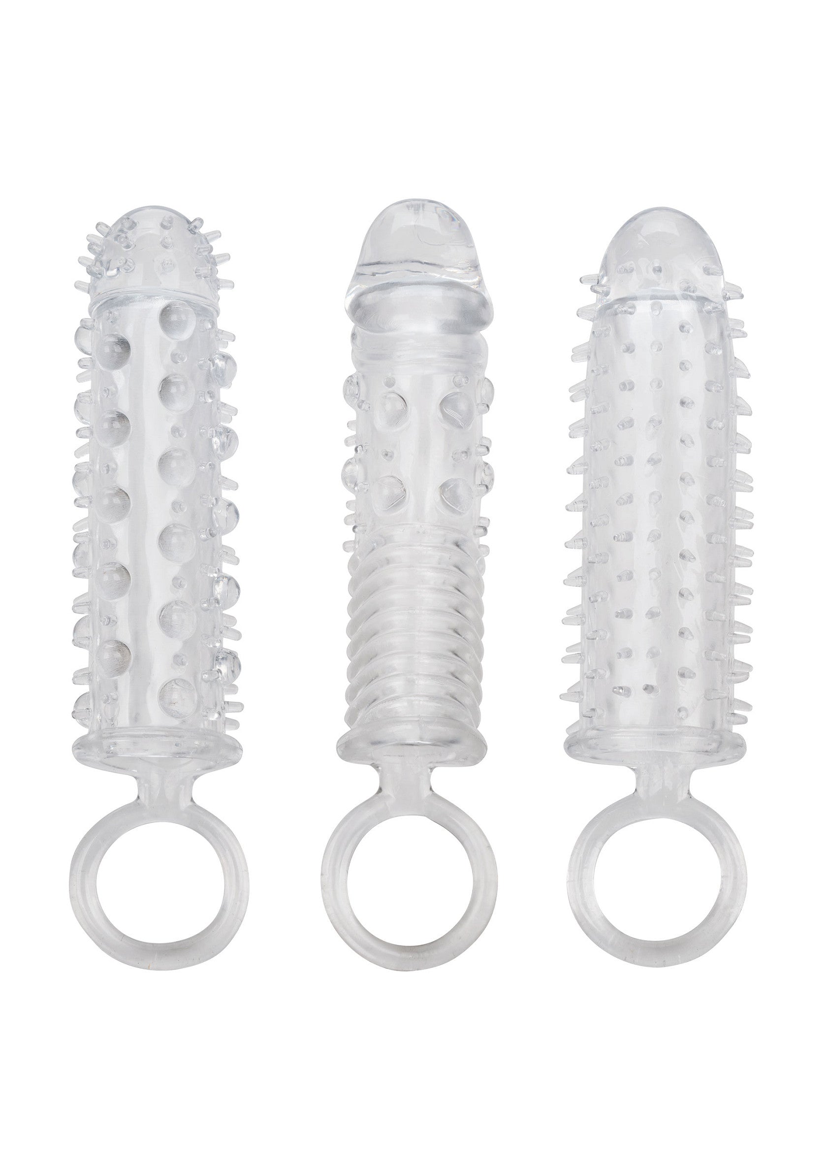 Performance masculine CalExotics Textured Extension Set 3 pcs