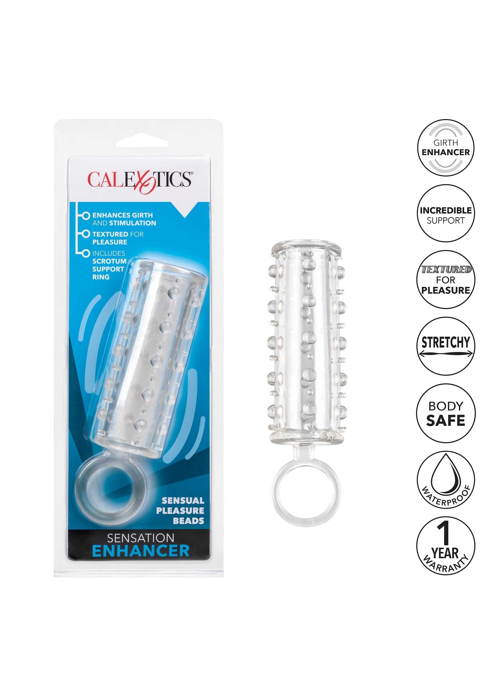 Performance masculine CalExotics Sensation Enhancer