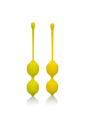 Boules de Geisha CalExotics Kegel Training Set Lemon