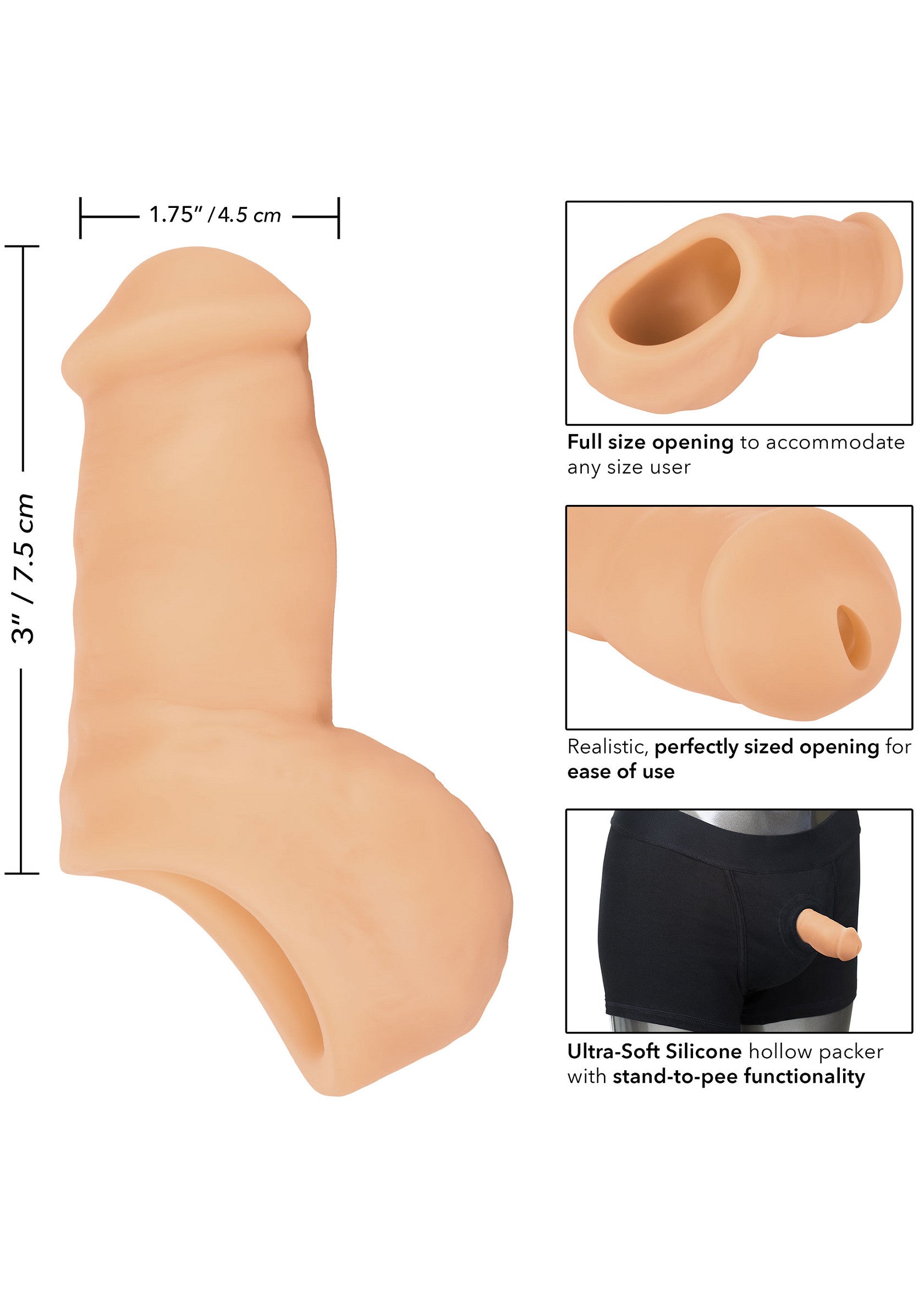 Lingerie CalExotics Soft Silicone Stand-To-Pee