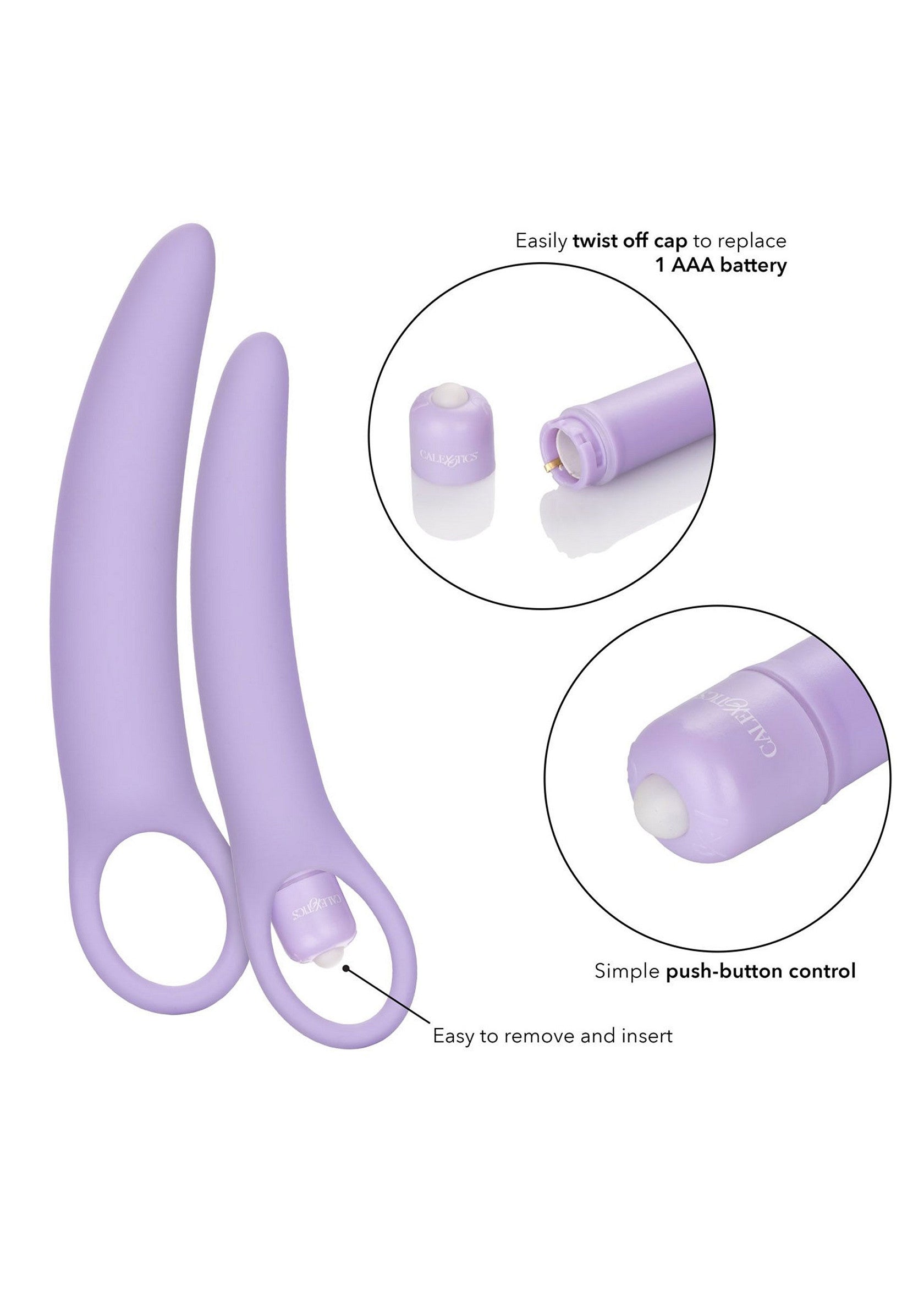 Boules de Geisha CalExotics Isabelle Set of 2 Dilators