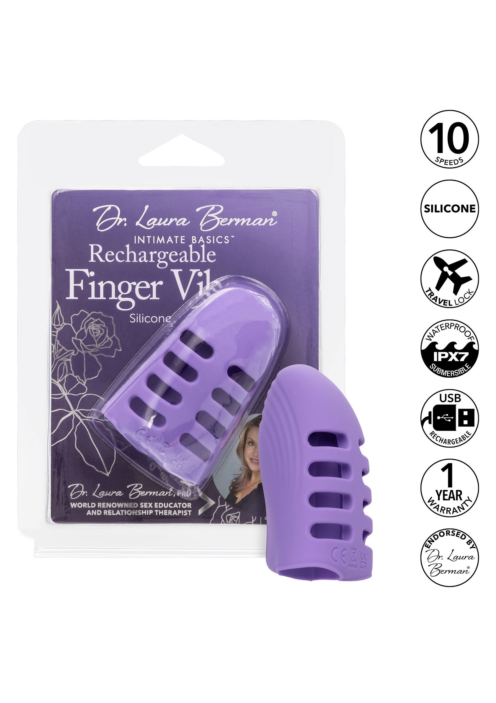Stimulateur CalExotics Rechargeable Finger Vibe