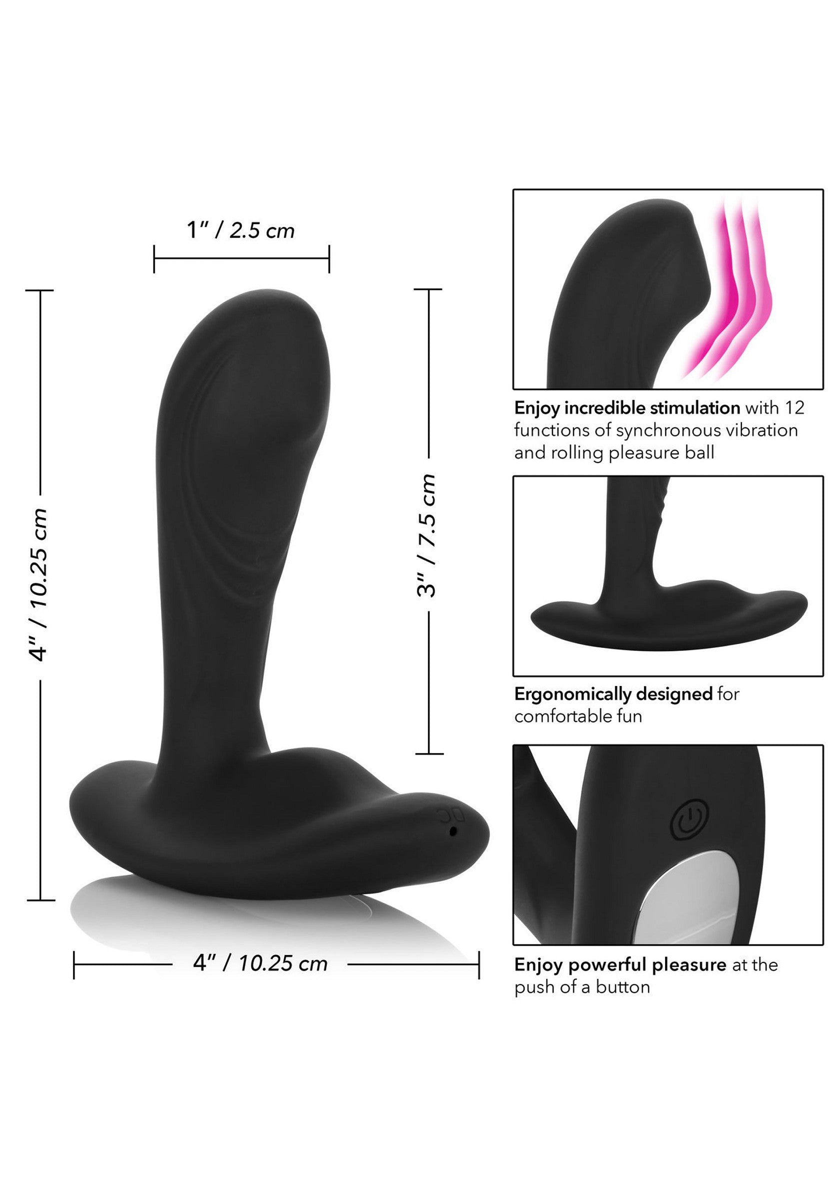 Jouet anal CalExotics Eclipse Roller Ball Probe
