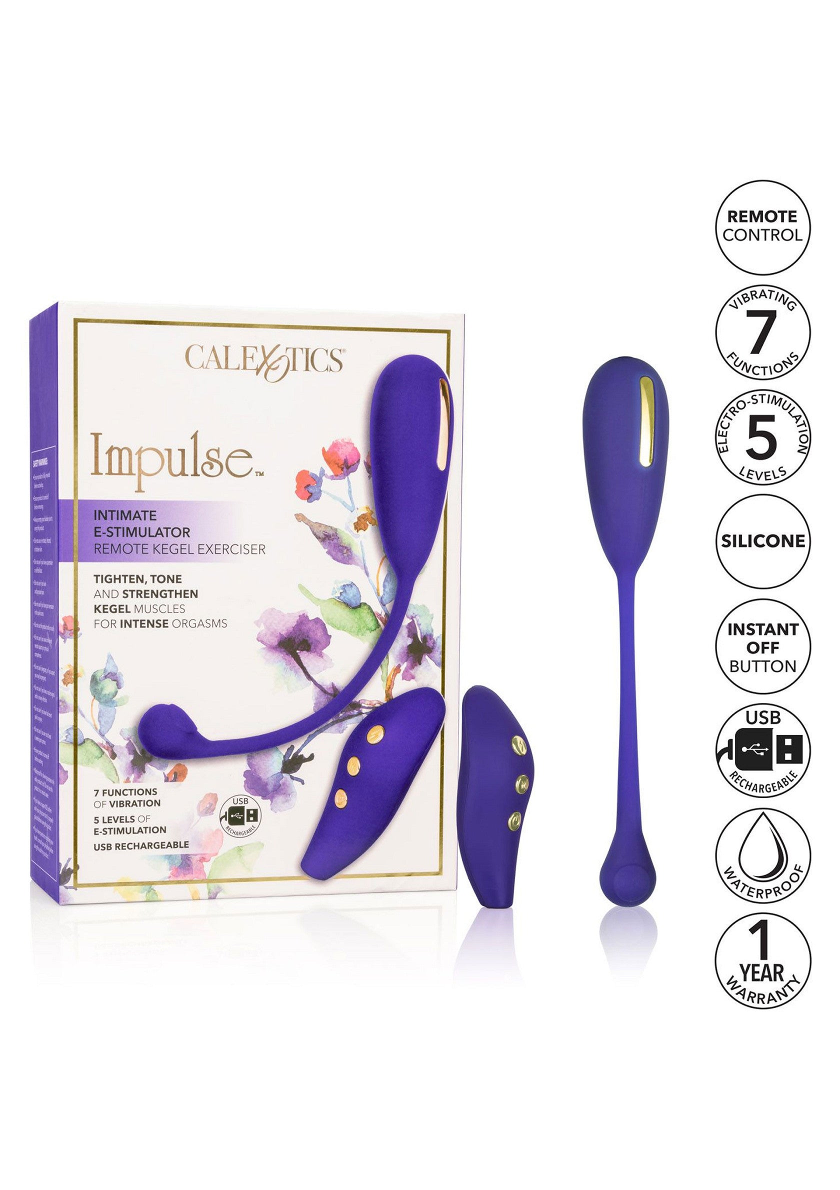 Boules de Geisha CalExotics eStim Remote Kegel Exerciser