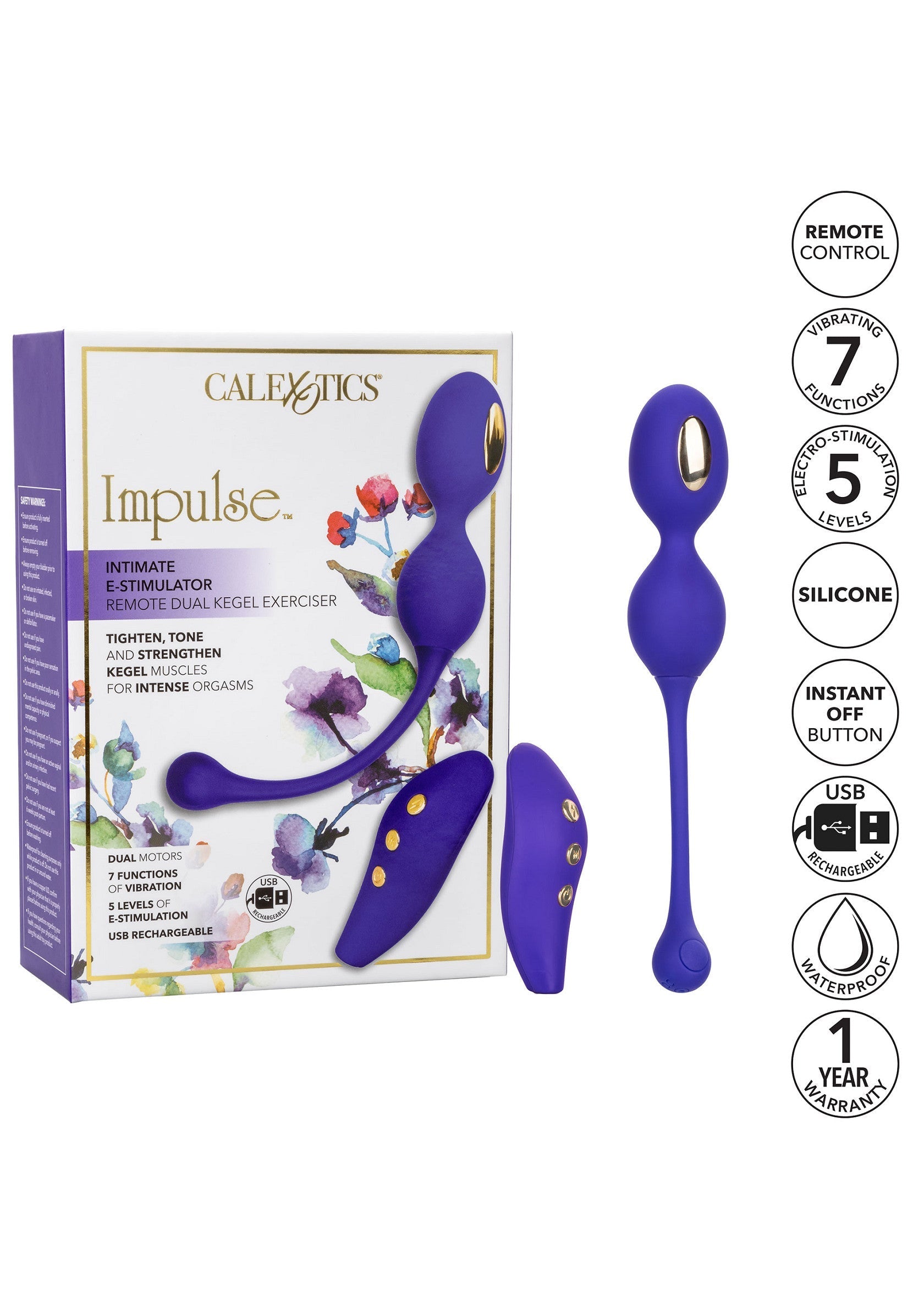 Boules de Geisha CalExotics eStim Dual Kegel Exerciser