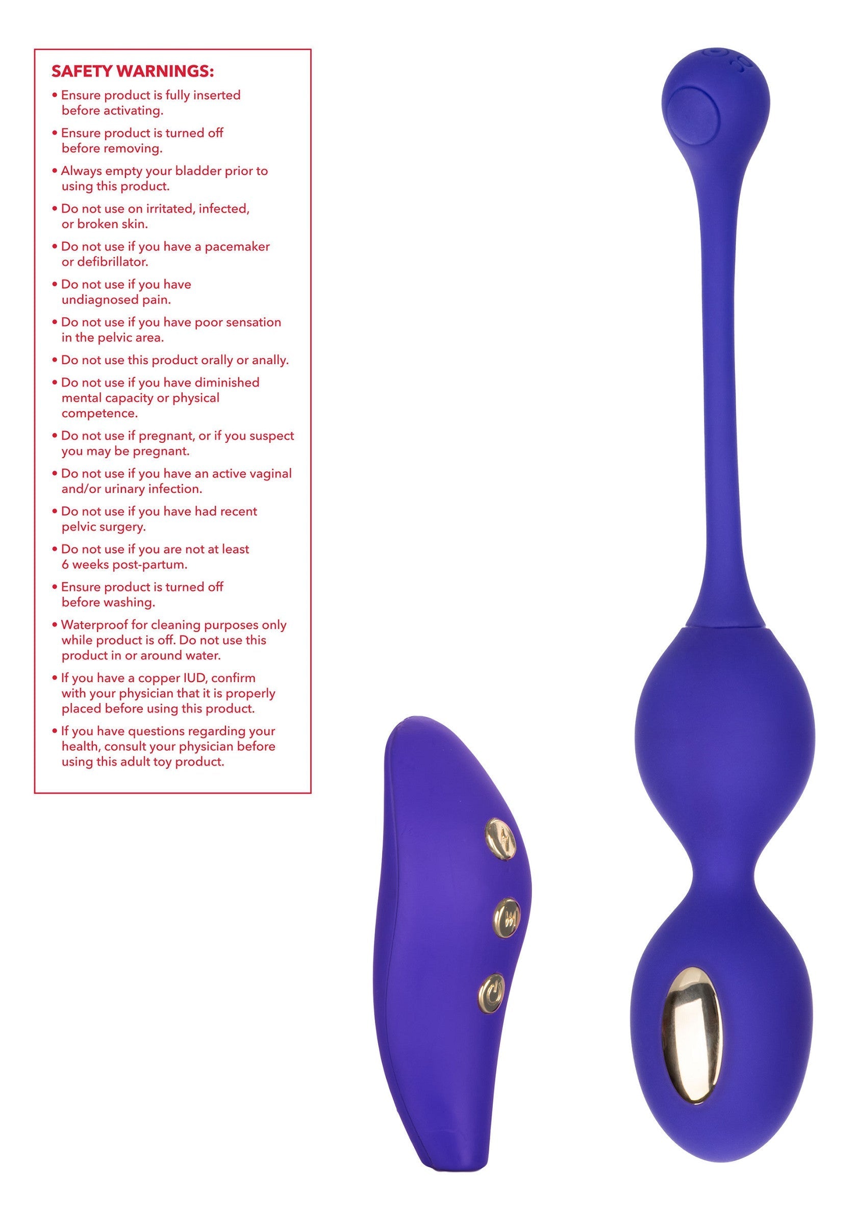Boules de Geisha CalExotics eStim Dual Kegel Exerciser